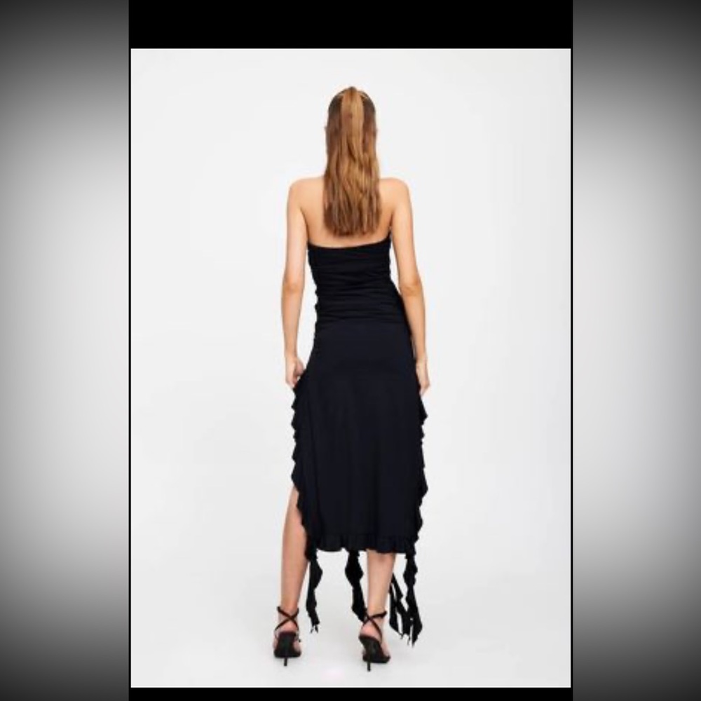 STRAPLESS DRESS LIONESS BLACK - Picture 10 of 10